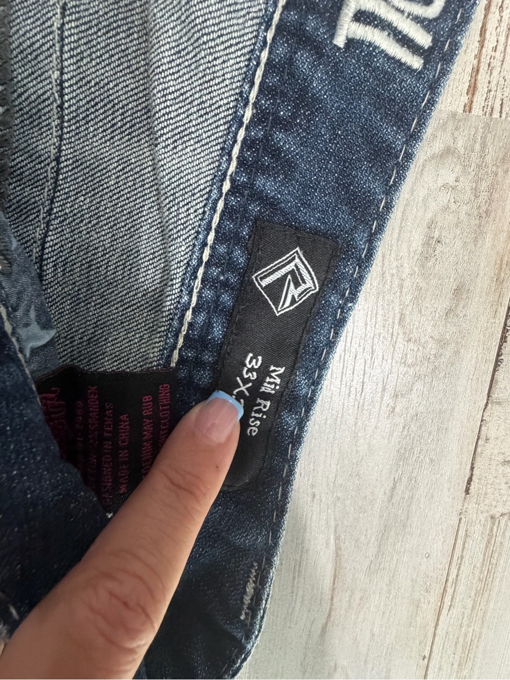 Rock & Roll Cowgirl Mid Rise Bootcut Jeans – Size 33 - Picture 6 of 8